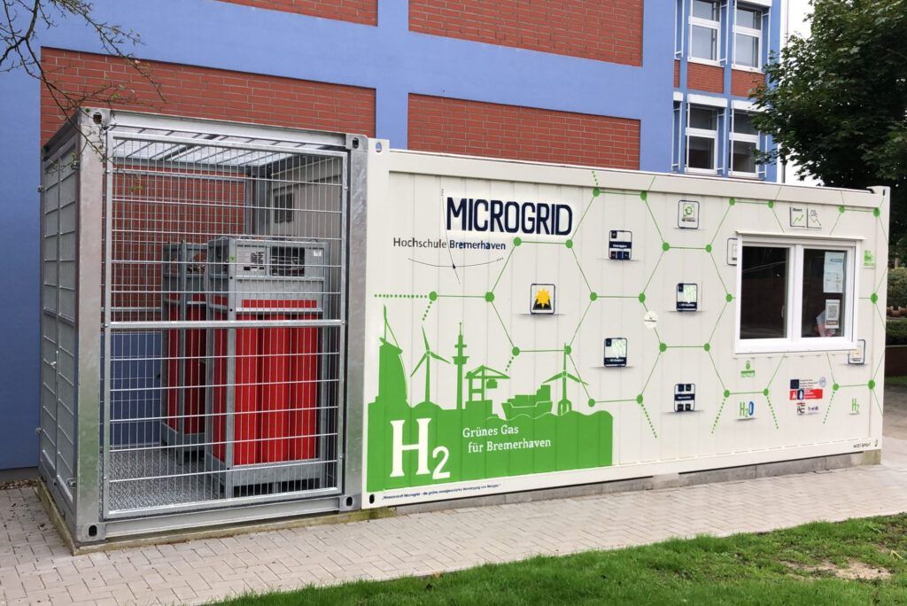 Ein Container als Wasserstoff-Testlabor